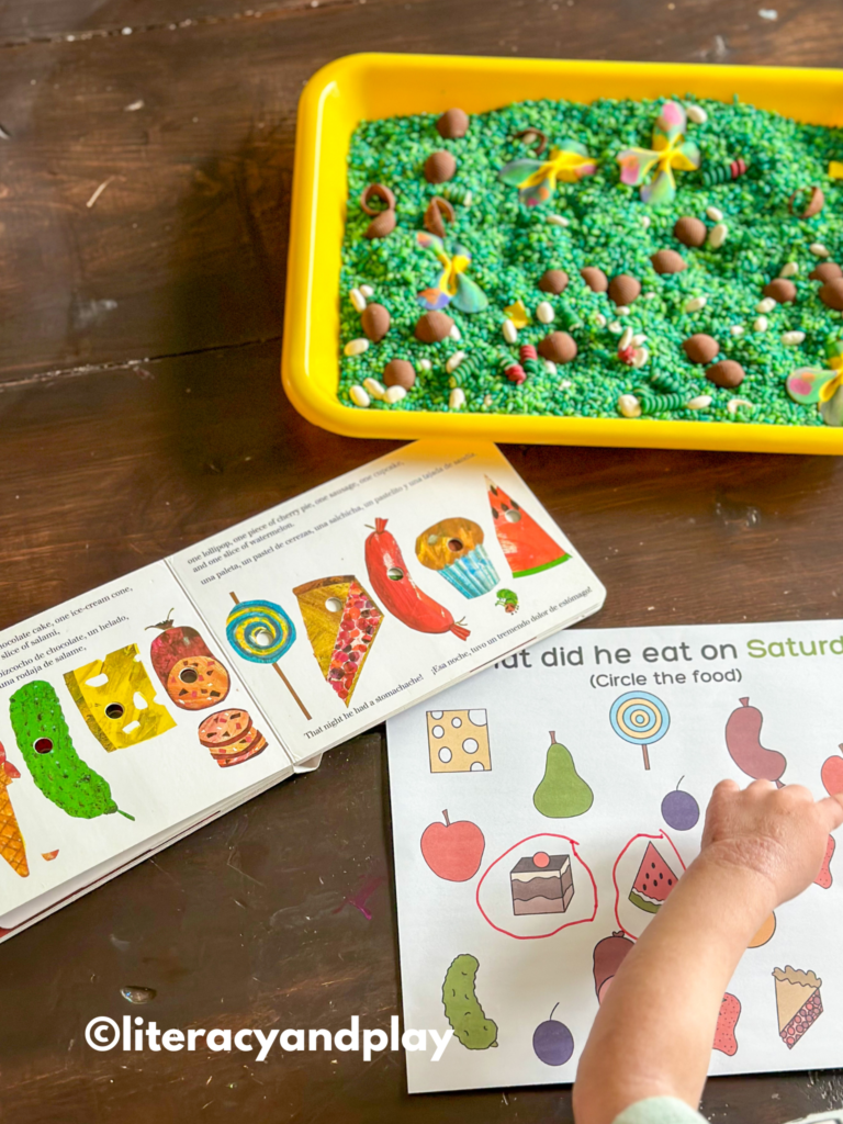 The Very Hungry Caterpillar Preschool Worksheets